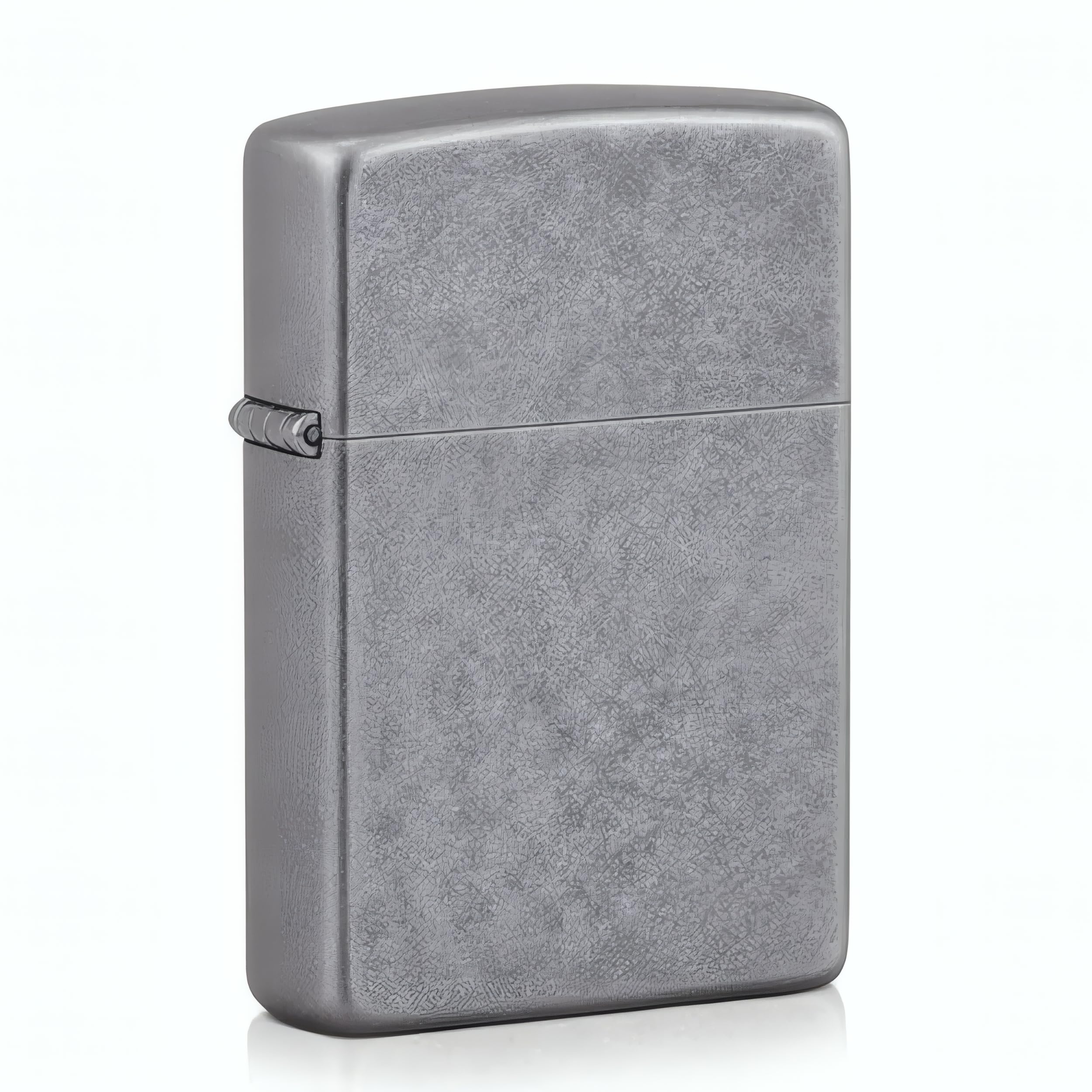 Zippo Antique Silver Plate Pocket Lighter - Windproof & Refillable Flip-Top Metal Lighter - Everyday Use Pocket Lighters - Luxury Lighters Made in USA